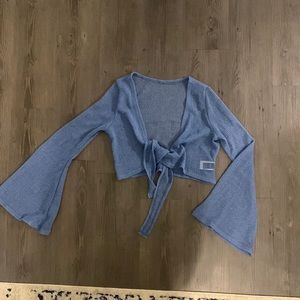 Bell sleeve swim cover up